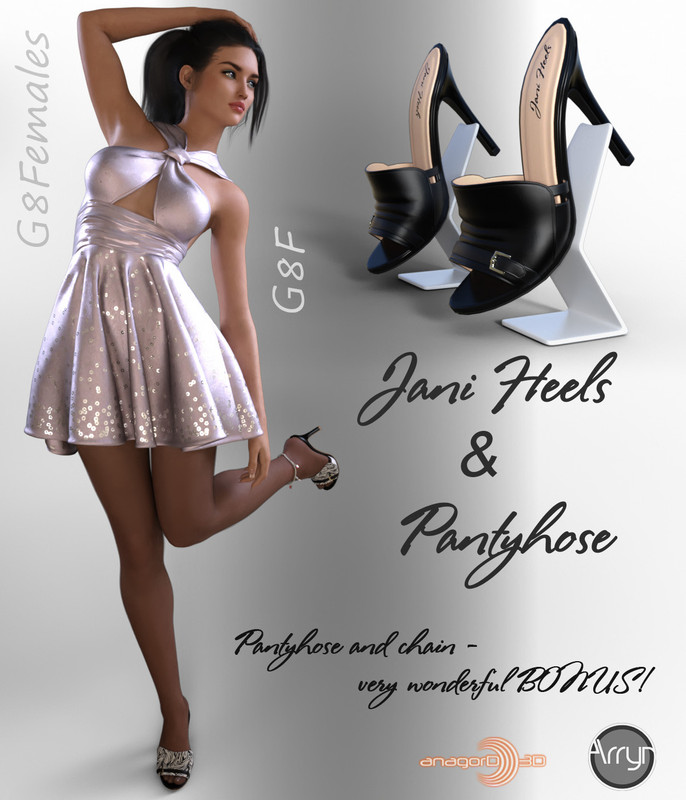 Jani Heels and Pantyhose G8F