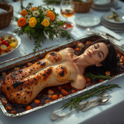 Garden wedding wom served Blackh series B 0 11