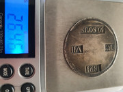 30 Sous 1821. Fernando VII. Palma de Mallorca. El Duro de la Epidemia. - Página 3 Peso-30-sous