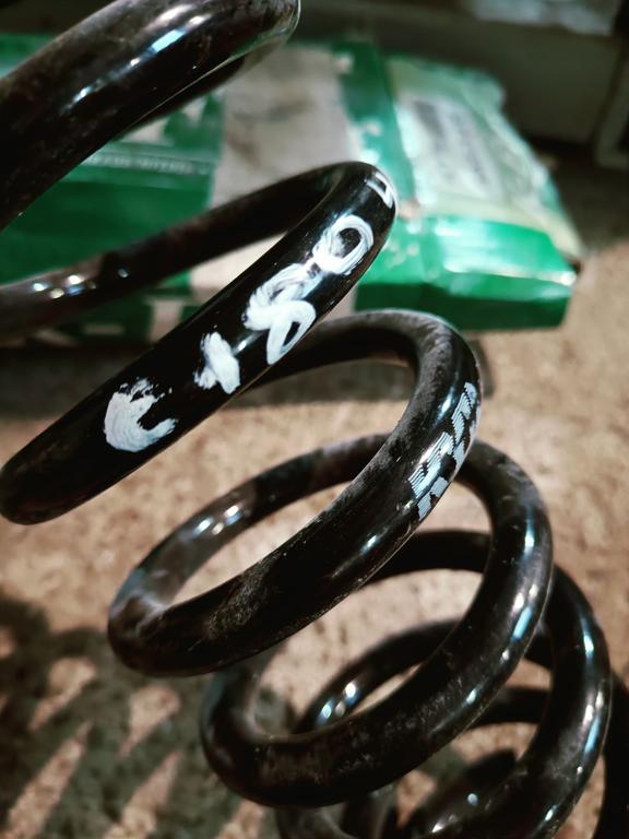 Пружина задняя