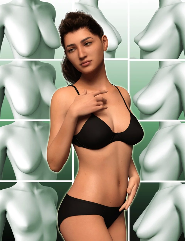 Natural Breast Morphs for Genesis 8 Female(s)