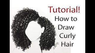 How to Paint Curly Hair - Step by Step How to Paint Curly Hair - Step by Step