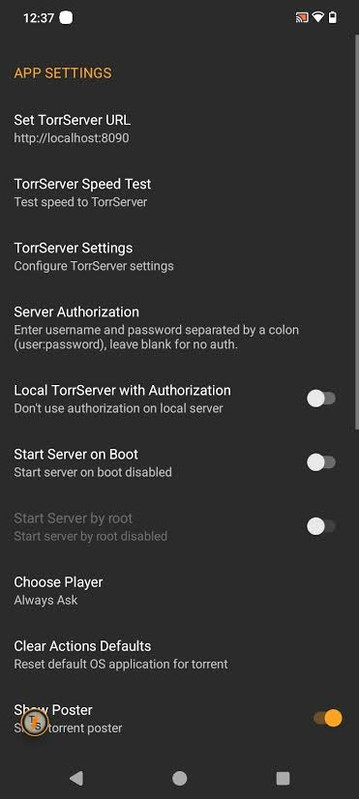 TorrServe MatriX Android TV