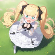 1girl, mikozin, NDGD, ohlia, {kobayashi ritz}, reoen, tsundere, from above, aqua s-3979076743