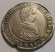 Ducatón - Carlos II - Brabante/Amberes, 1668 IMG-20210624-104822