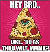 Illuminati pizza