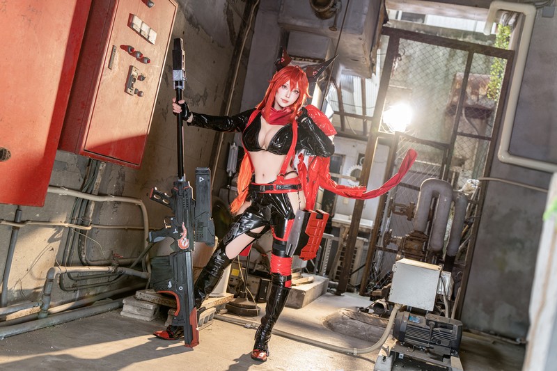 切切Celia Kiriko Cosplay NIKKE Goddess of Victory 写真 150P+5V插图8