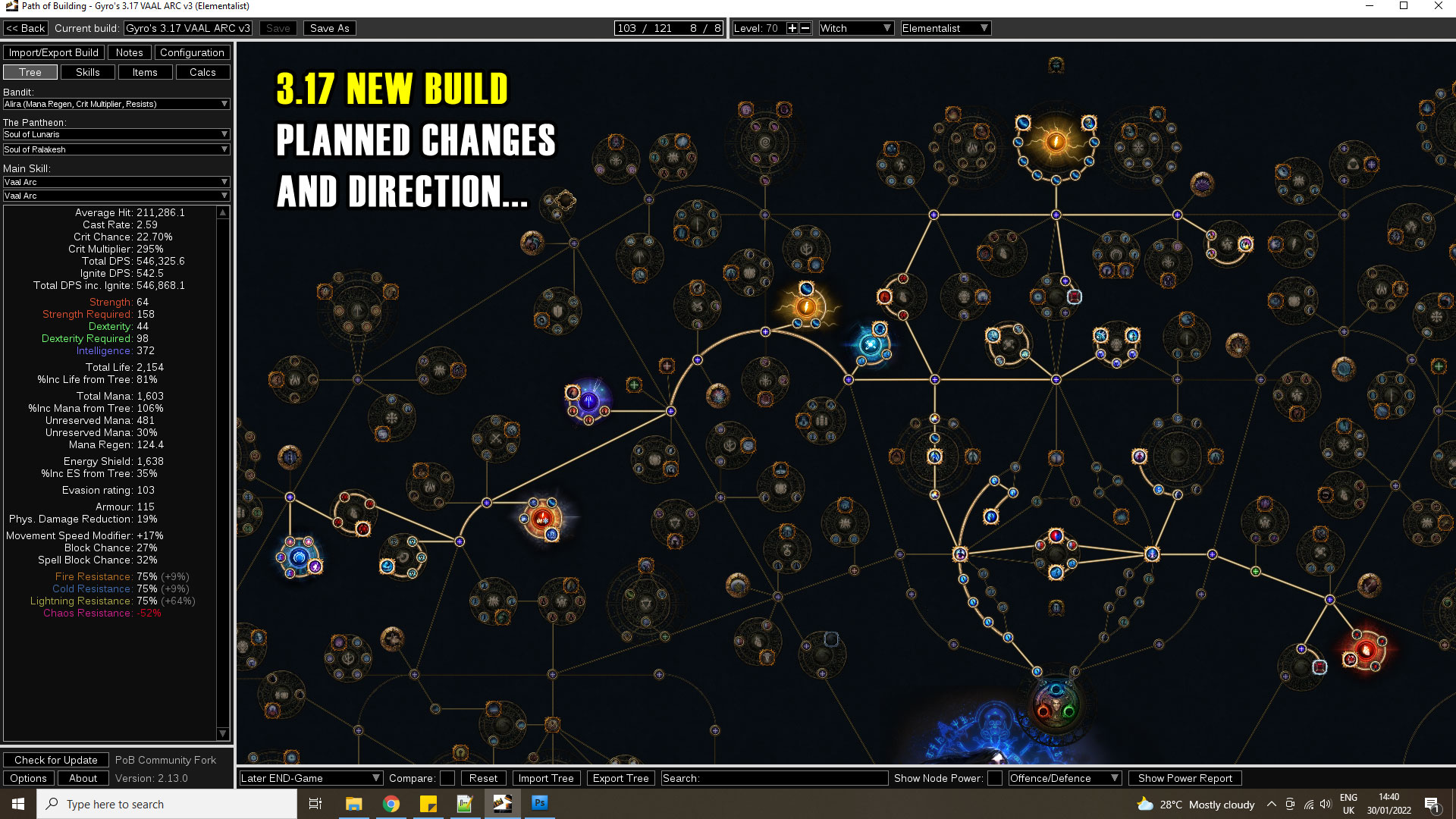 Gyros 3 17 Vaal Arc Build Changes — Postimages