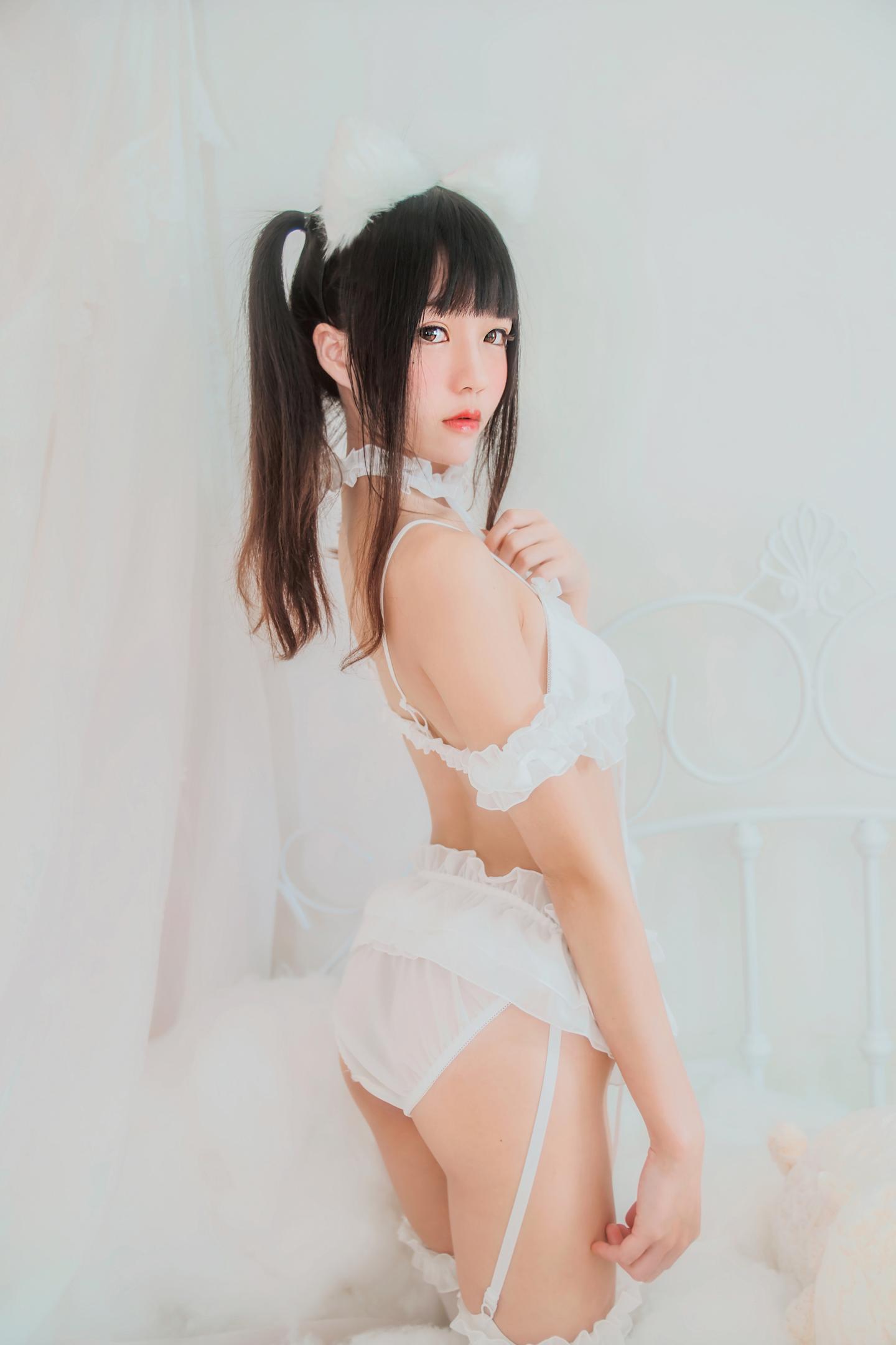 桜桃喵 NO.073 白猫 5