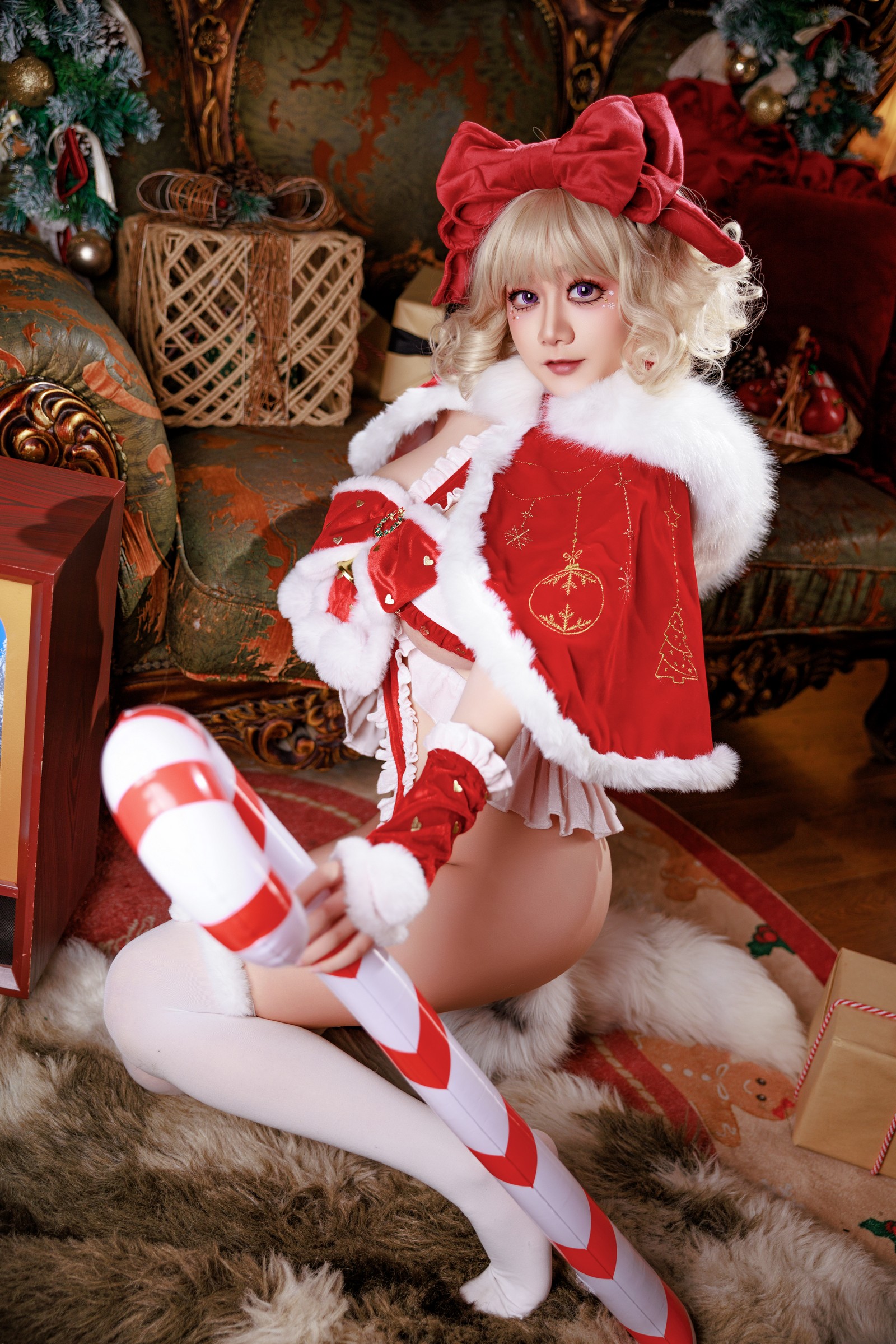 阿雪雪写真圣诞雪精灵高清图集（97P+1V / 3.9G）Cosplay主题插图5
