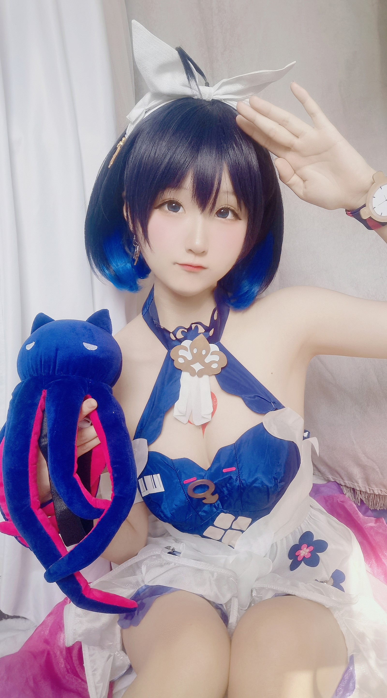 Seele麦麦希儿彼岸浪花 Cosplay｜海边主题高清写真（102P-532MB）插图3