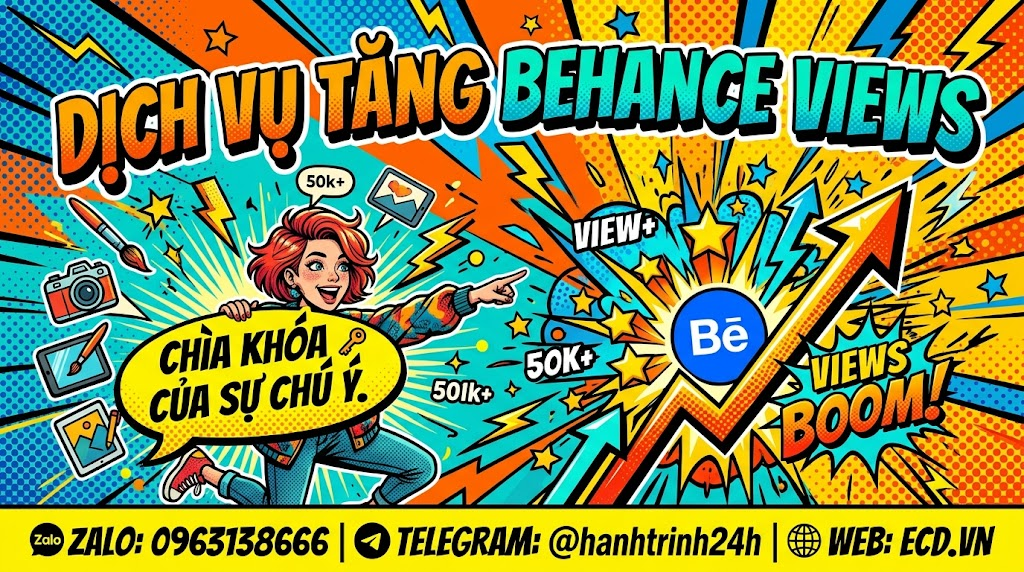 dịch vụ tăng behance views rẻ tăng tương tác