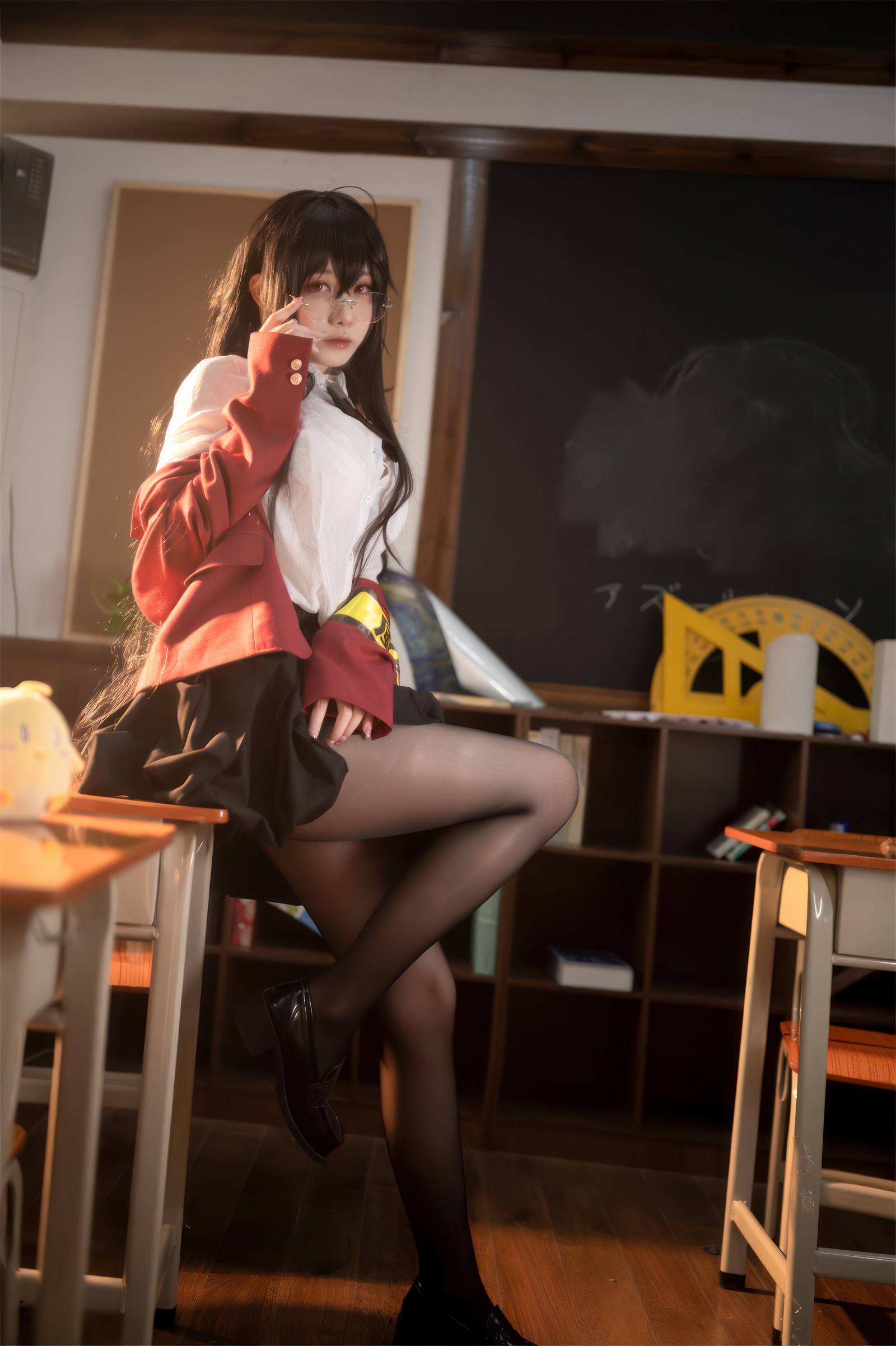 安食Ajiki 碧蓝航线大凤JK写真集 – 动漫COS & 制服美少女 [41P-281.6M]插图8
