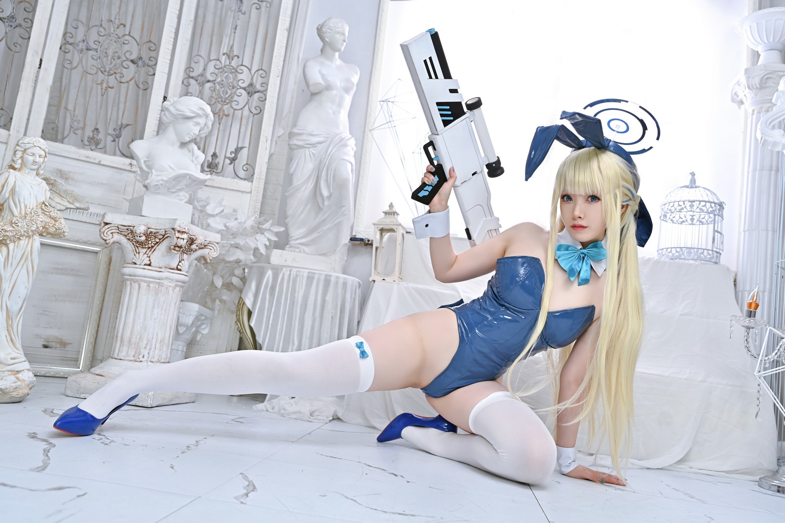 朝霧愛 – 蔚蓝档案 飞鸟马时 Cosplay 高清写真（46P-683.6M）插图