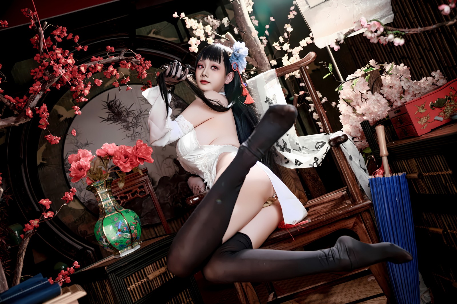 阿雪雪写真逸仙旗袍国风写真（92P+4V / 2.51G）旗袍COS正片插图2