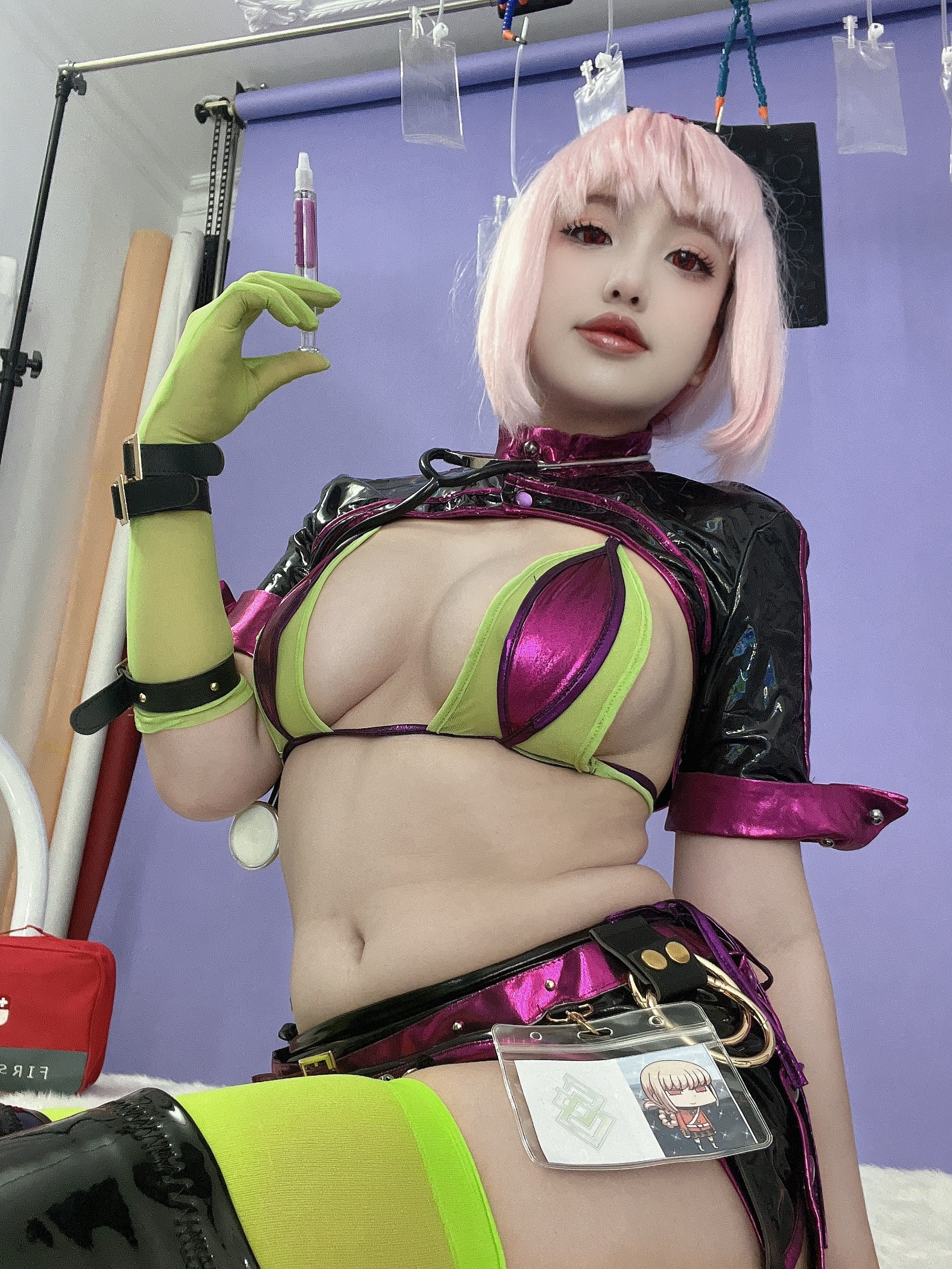 Puy Puy – 南丁格尔 万圣礼装 Nightingale Cosplay 写真视频（100P+8V-1.04GB）FGO插图4
