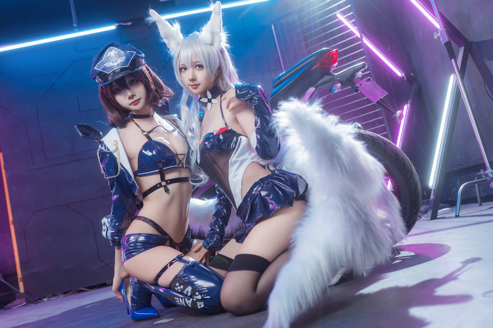 喜欢爱理吗写真套图：艾西Aiwest 碧蓝航线巴尔的摩&信浓赛车女郎COS（47P-199.7M）插图8