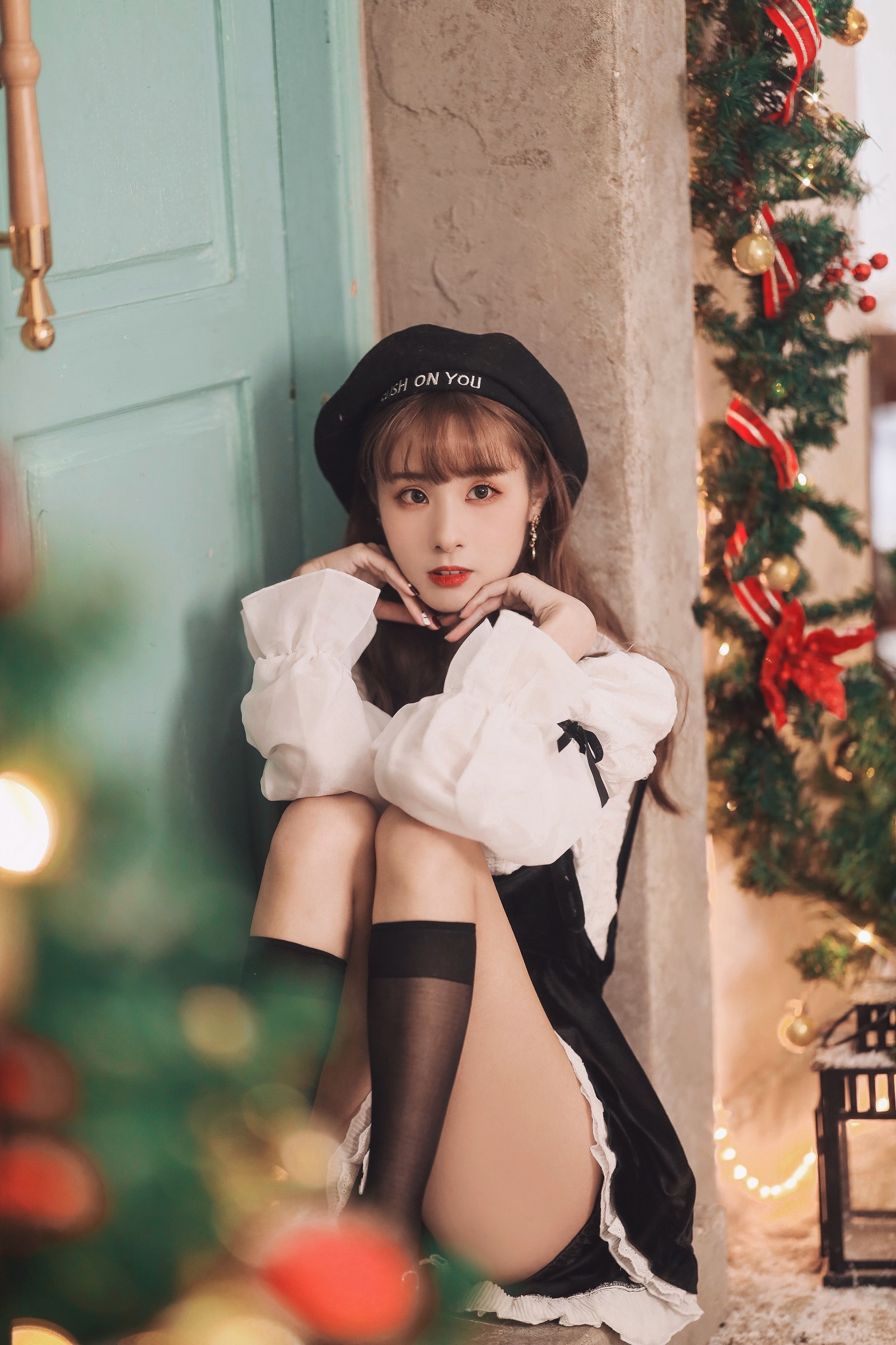 泥泥汝 圣诞主题 A 写真图集｜节日风格高清摄影（50P｜192MB）插图8