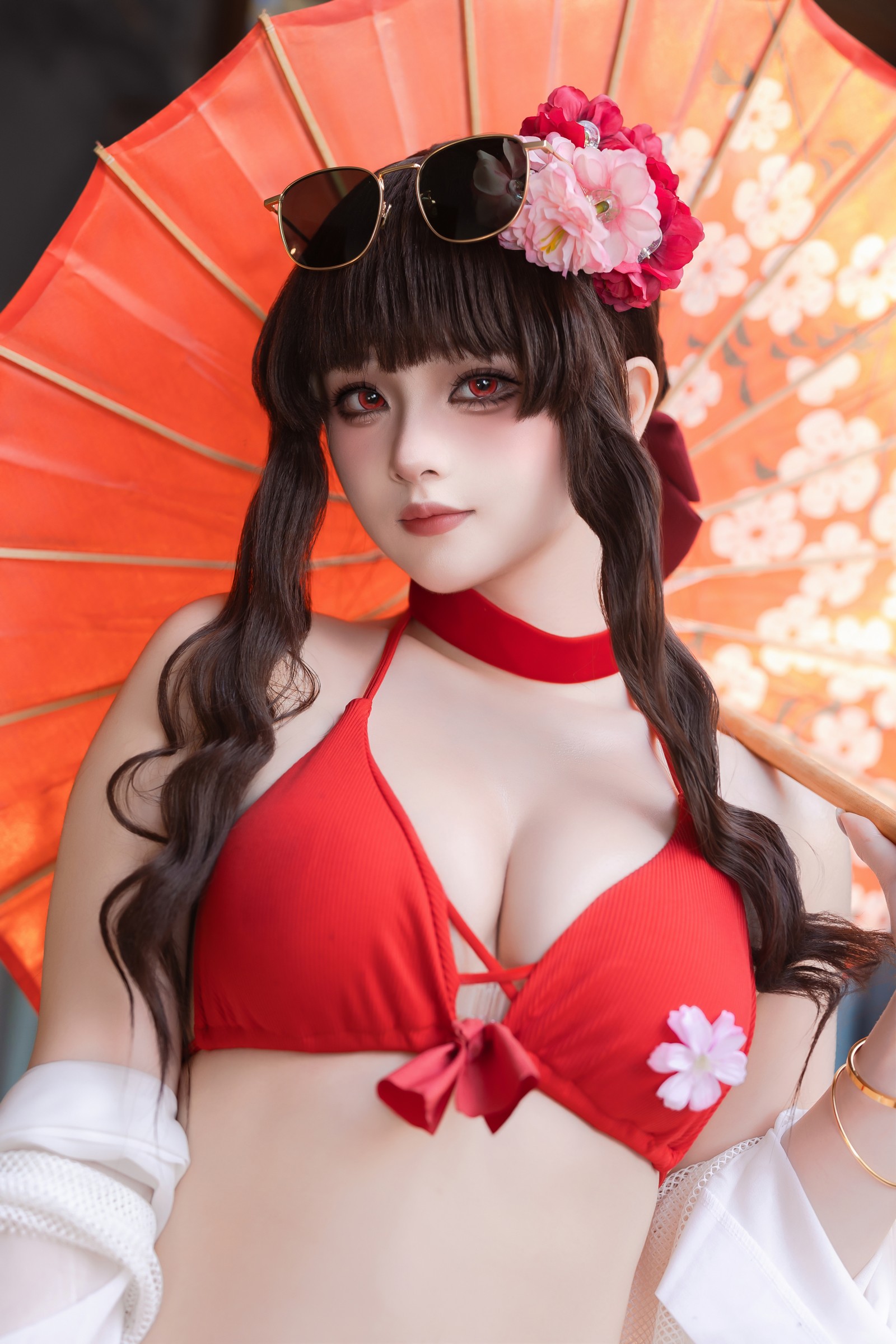 屿鱼 Yuyu 樱花泳装 Cosplay 写真合集｜季节限定（80P｜980MB）插图9