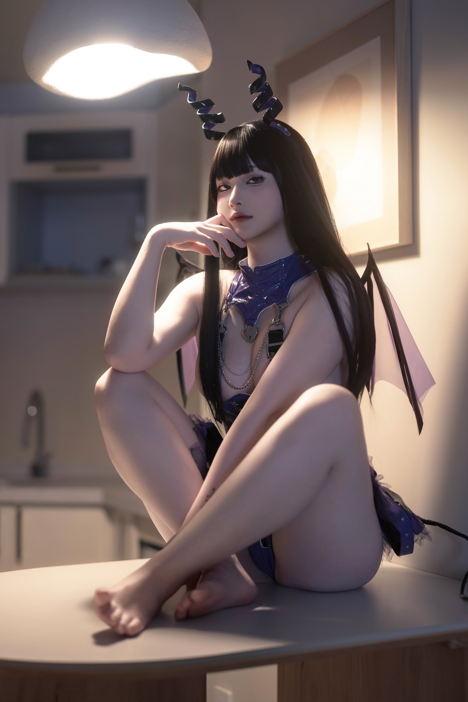 屿鱼 Yuyu 凋零月影 原创主题 写真图集（29P｜158MB）插图9