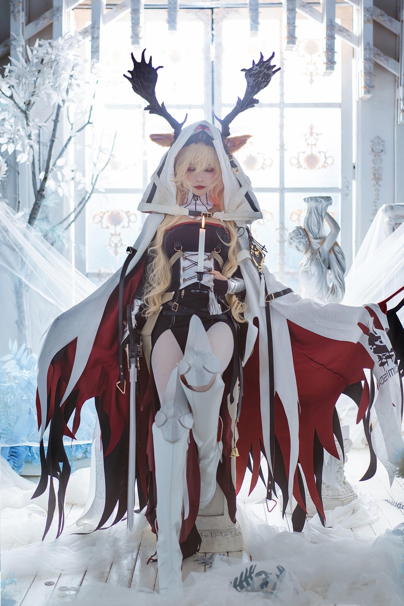 一千只猫薄禾写真 – 烛骑士 薇薇安娜 Cosplay 高清写真套图（12P / 124MB）插图2