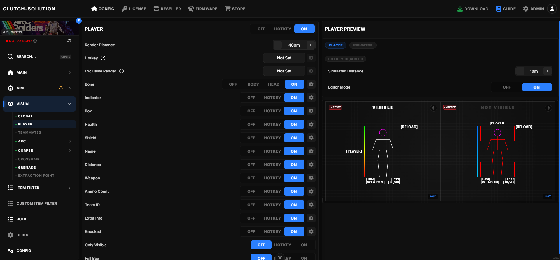 Item moved
