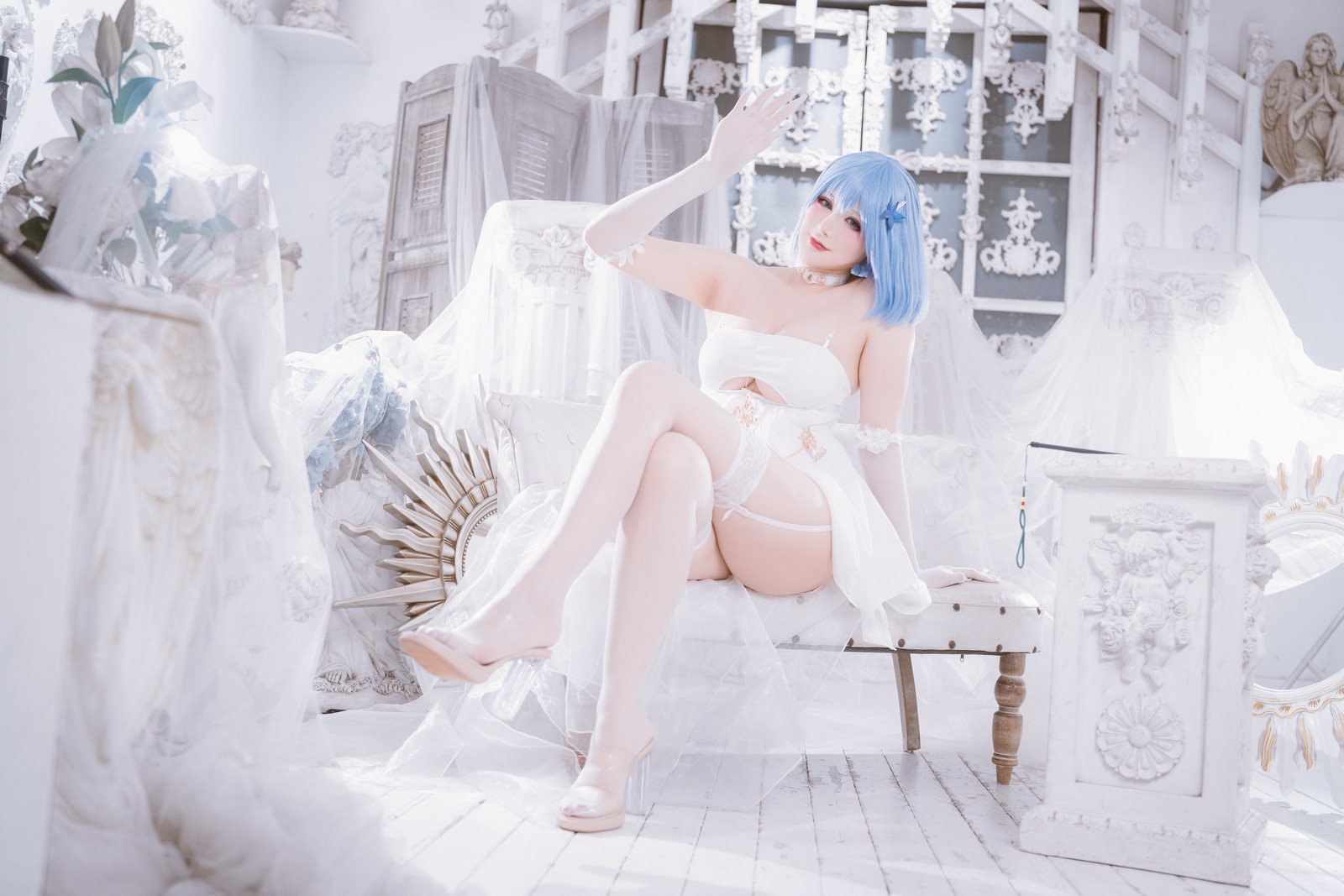 兔胖胖min – 碧蓝航线 恰巴耶夫 Cosplay 写真集（40P-199.7MB）插图4