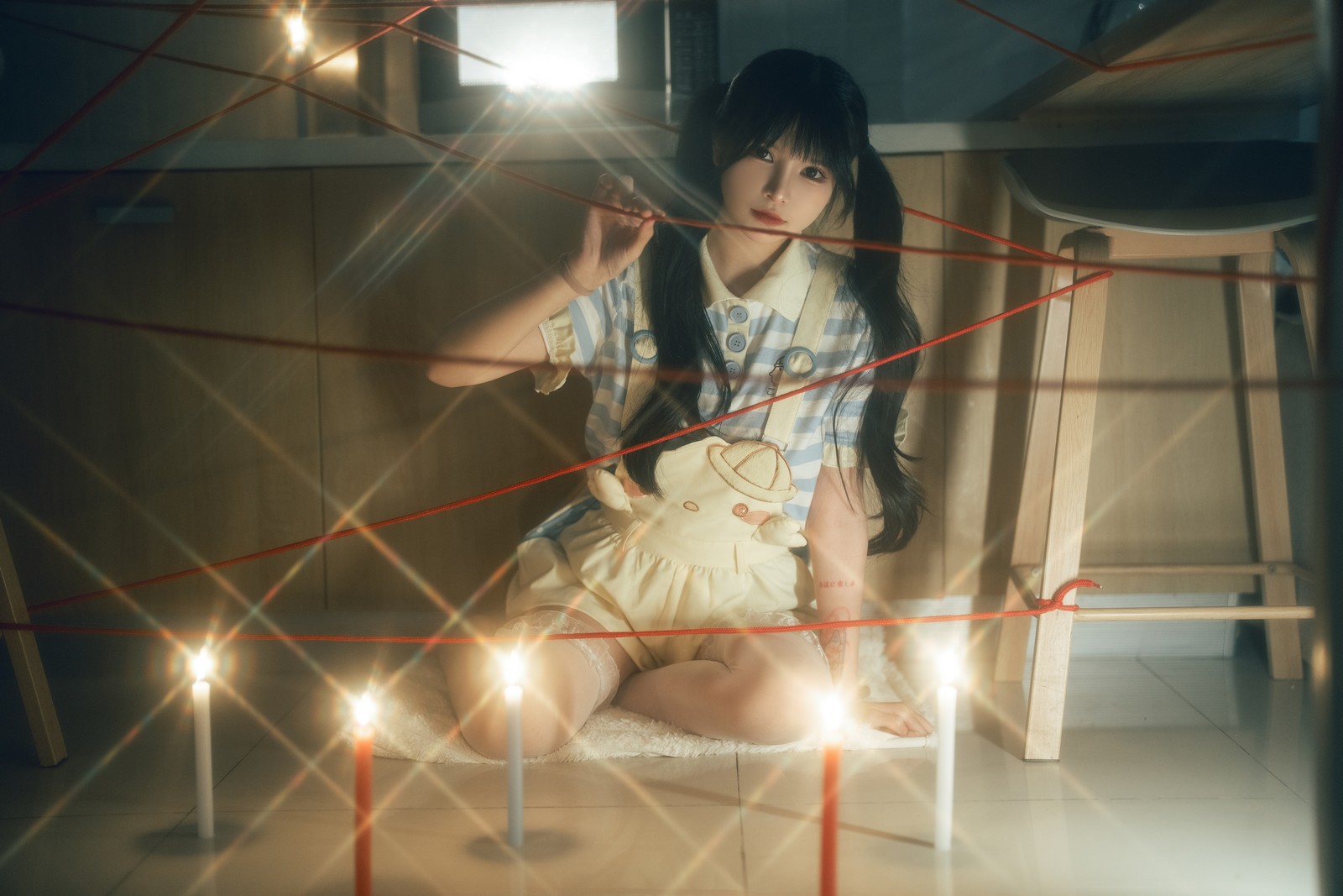 rua阮阮 × 小九酱 奶牛主题 双人写真合集｜互动私房摄影（50P｜582MB）插图