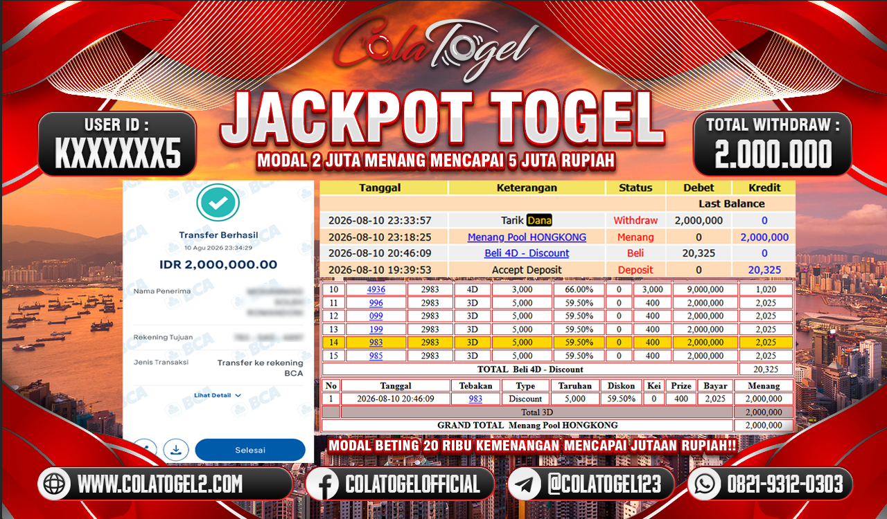 JACKPOT TOGEL GACOR!!