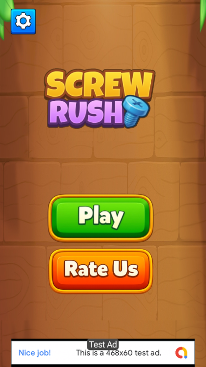 Screw Rush - Puzzle Game Android Studio Project with AdMob Ads + Ready to Publish