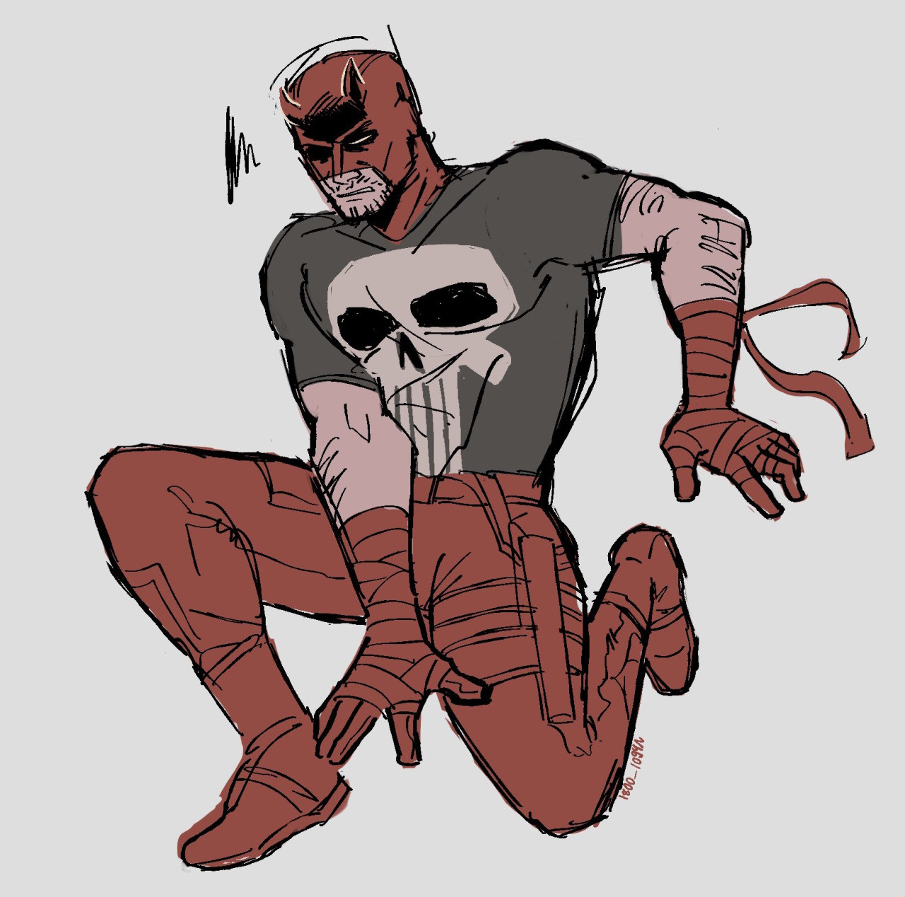 daredevil art by 1800-l0g4n on tumblr