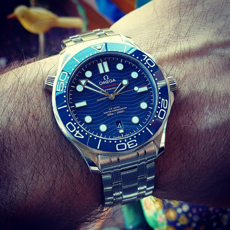 Ω Seamaster Professional Diver 300M Co-Axial Master Chronometer 42mm Cal. 8800 Blue (1)