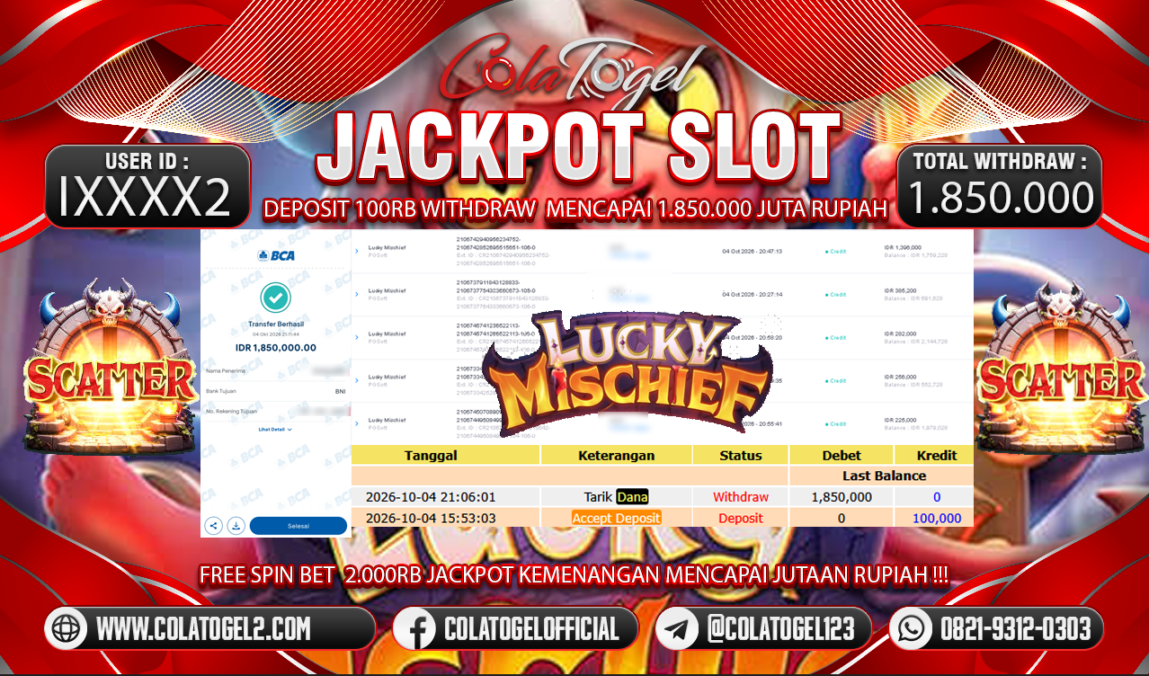 JACKPOT SLOT GACORR !!!