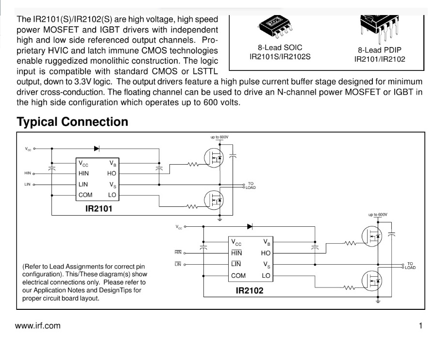 Ir2101 схема включения. Микросхема ir2101. Ir2101 даташит. Ir2101 схема подключения. Ir2101s схема включения.
