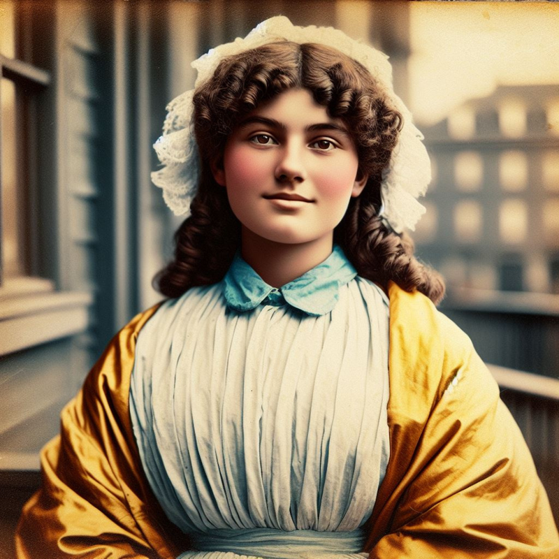 Photograph Portrait of Mary Ellen Smith North Carolina 1892