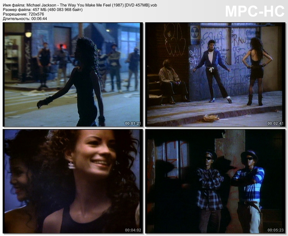 Michael Jackson - The Way You Make Me Feel (1987) [DVD 457MB]