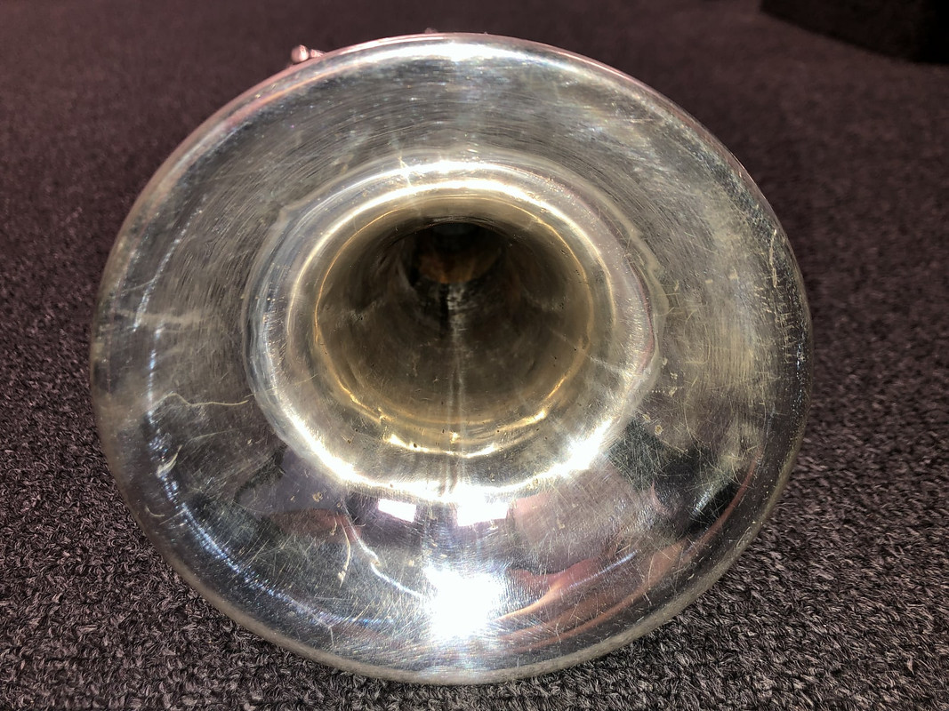 King 1965 Silver Flair Trumpet sn 423119 (1)
