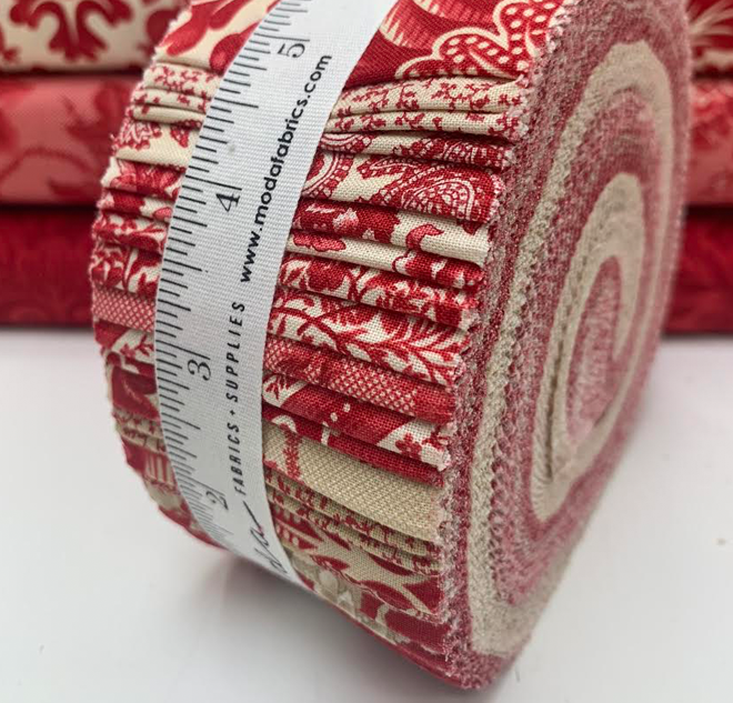 Cinnaberry Jelly Roll by 3 Sisters Moda Precuts 752106476677 Quilt in