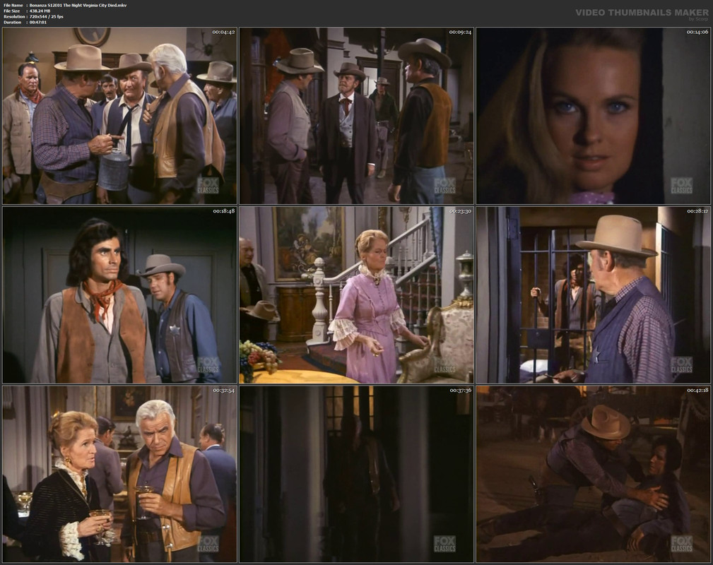 Bonanza S12E01 The Night Virginia City Died.mkv
