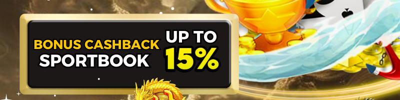 BONUS CASHBACK SPORTBOOK 15%