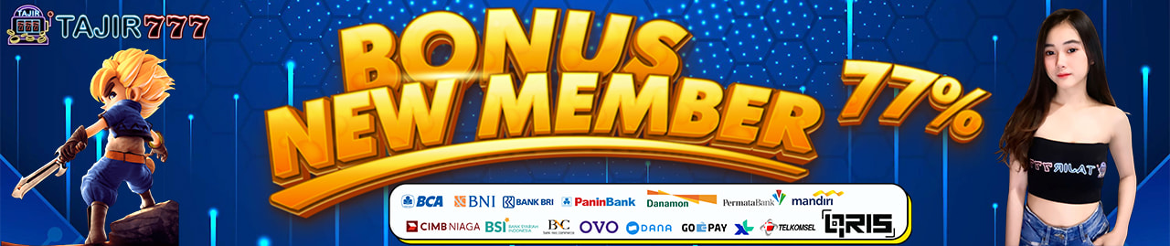 WELCOME BONUS NEW MEMBER 77%