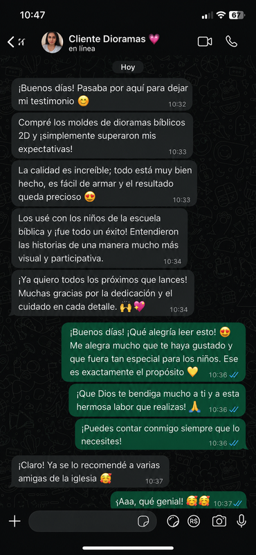 Testimonio WhatsApp 3