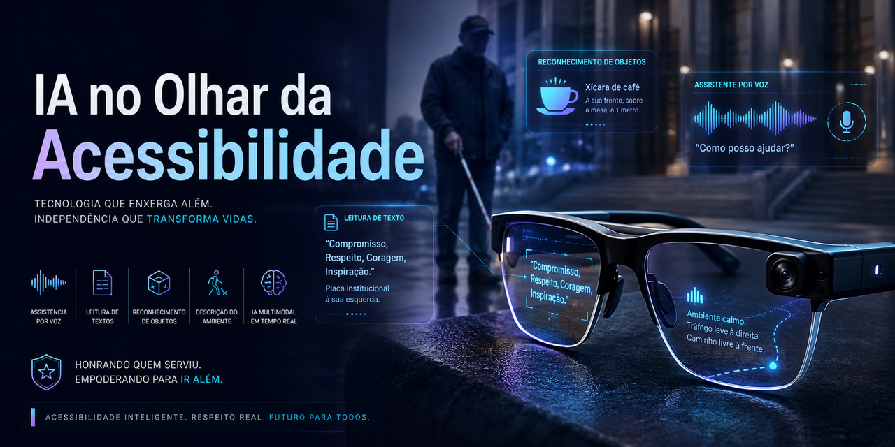 Meta entrega óculos de IA a veteranos cegos e mostra que a próxima revolução pode estar no cotidiano