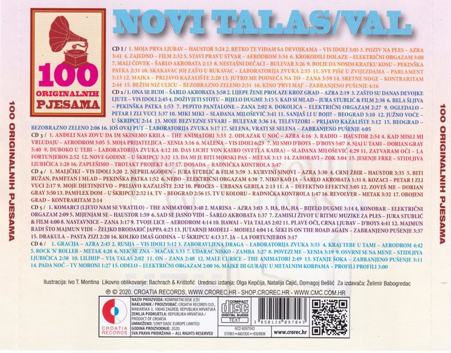 Novi Talas-Val-100 originalnih pjesama (6 CD) 2021 mp3 Omot-5