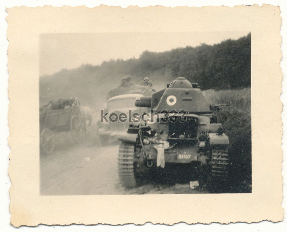 Foto Frankreich - französischer Char Hotchkiss P