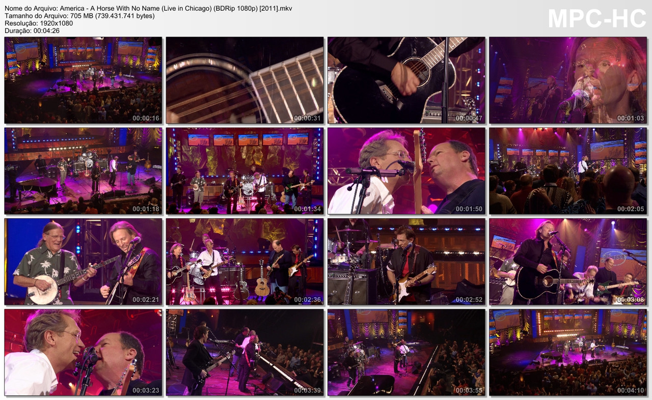 America - A Horse With No Name (Live in Chicago) (BDRip 1080p) [2011]