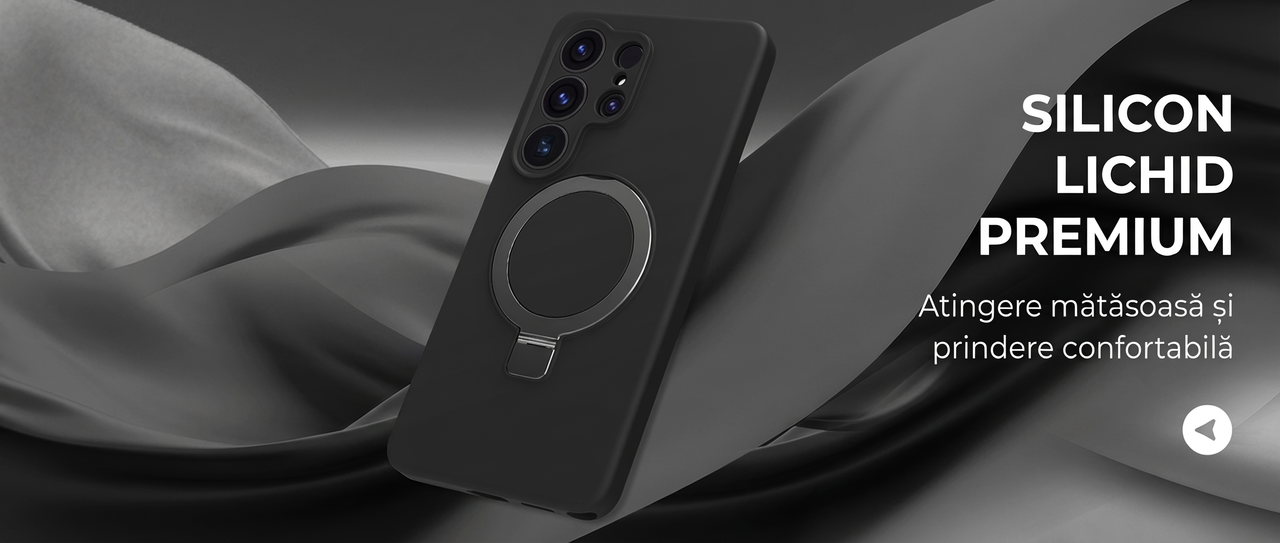 Husa pentru Samsung S26 Ultra DaDen® Silicon MagSafe Ring, Inel de Prindere, Incarcare Wireless, Protectie Camera, Antisoc, Protectie Premium, Negru qh Vfqp M3QB Torrp P wh0Q m VBRYi LSGKgbwf Imih Uj Q cover