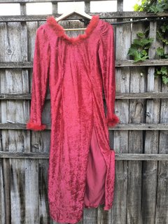 Red Velour Dress - Adult 08