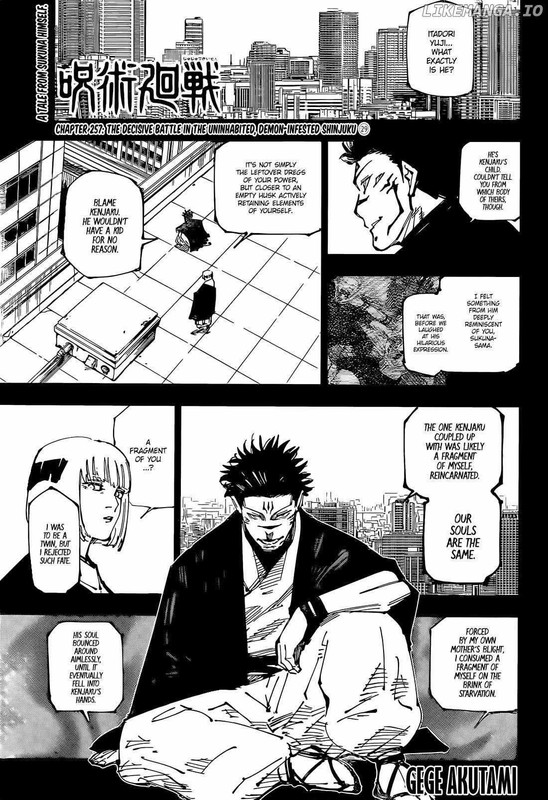 Jujutsu Kaisen - Chapter 257 - 1