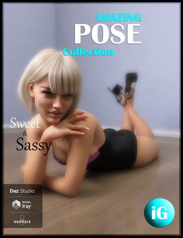 iG Sweet & Sassy Pose Collection for Genesis 8 Female(s)